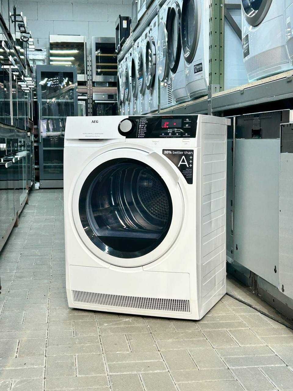 Сушильна машина AEG 8000 series T8dem842e / сушка аег компресорна