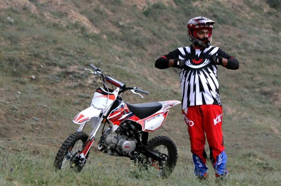 НОВИЙ Пітбайк KAYO TT 125, колеса 17/14, крос 125 куб., pitbike