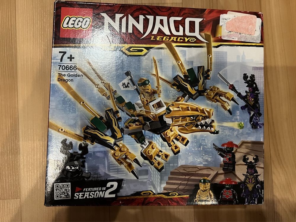 Lego Ninjago Золотий Дракон 70666 лего