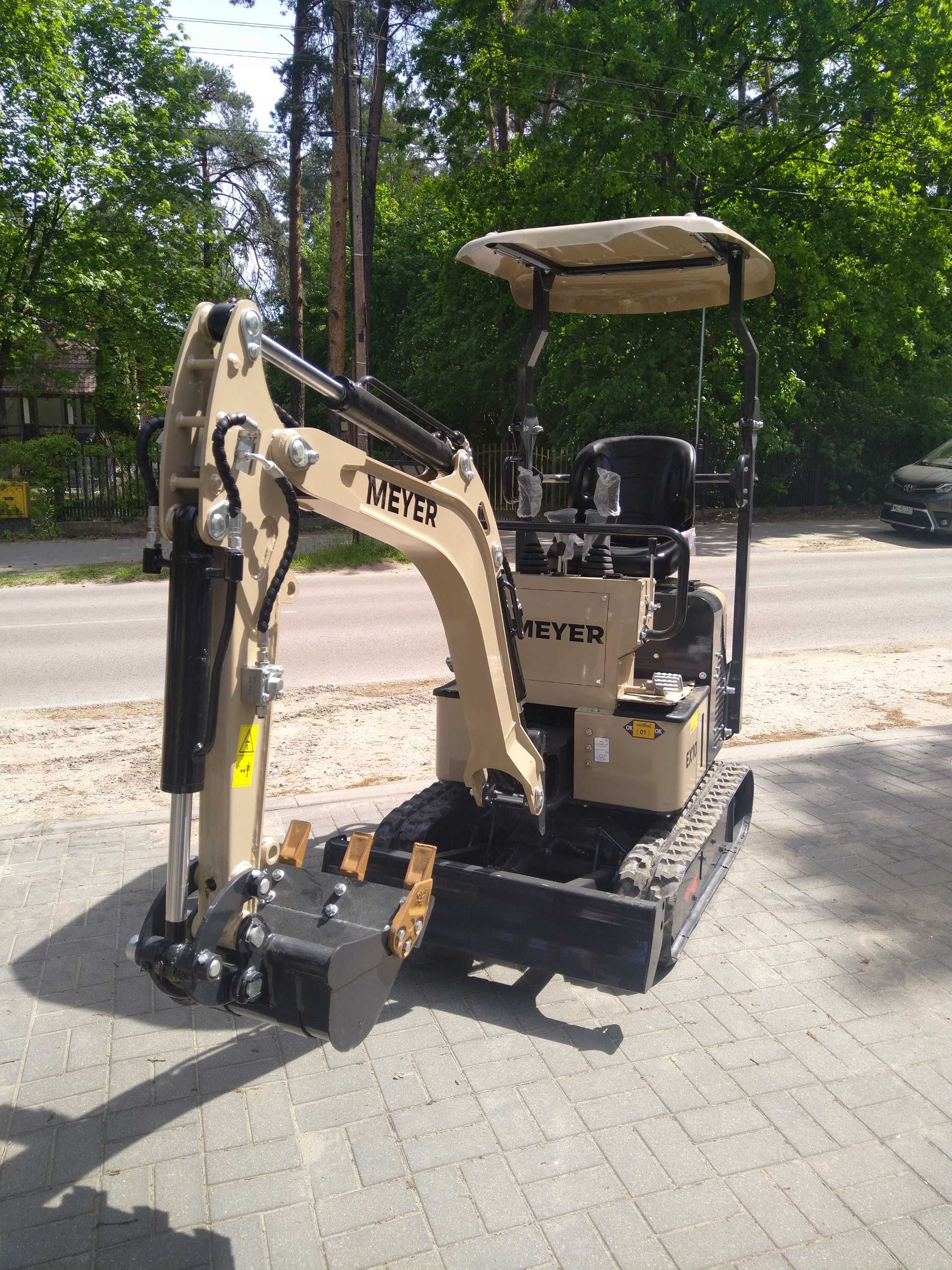 Minikoparka gąsienicowa Meyer EX10 Mazowieckie