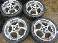 BMW M sport drift SWAP ALUFELGI 17 SPACE LINE REVOLUTION SCHMIDT made in GERMANY ET25 proste chrom poler rant 8,5 cala