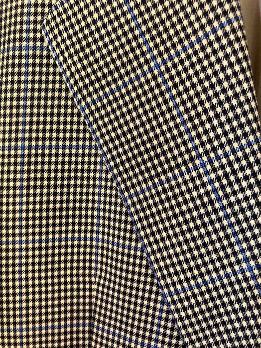 Blazer homem de Xadrez em sarja 46 / XL