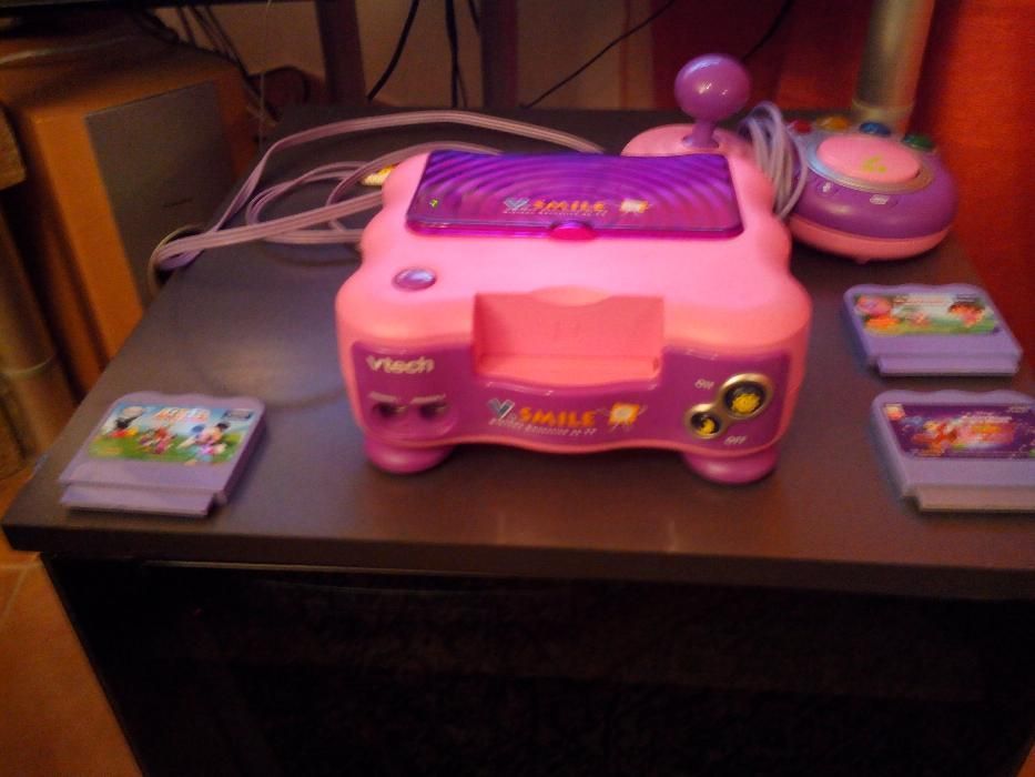 Consola V Smile Dora + 3 Jogos
