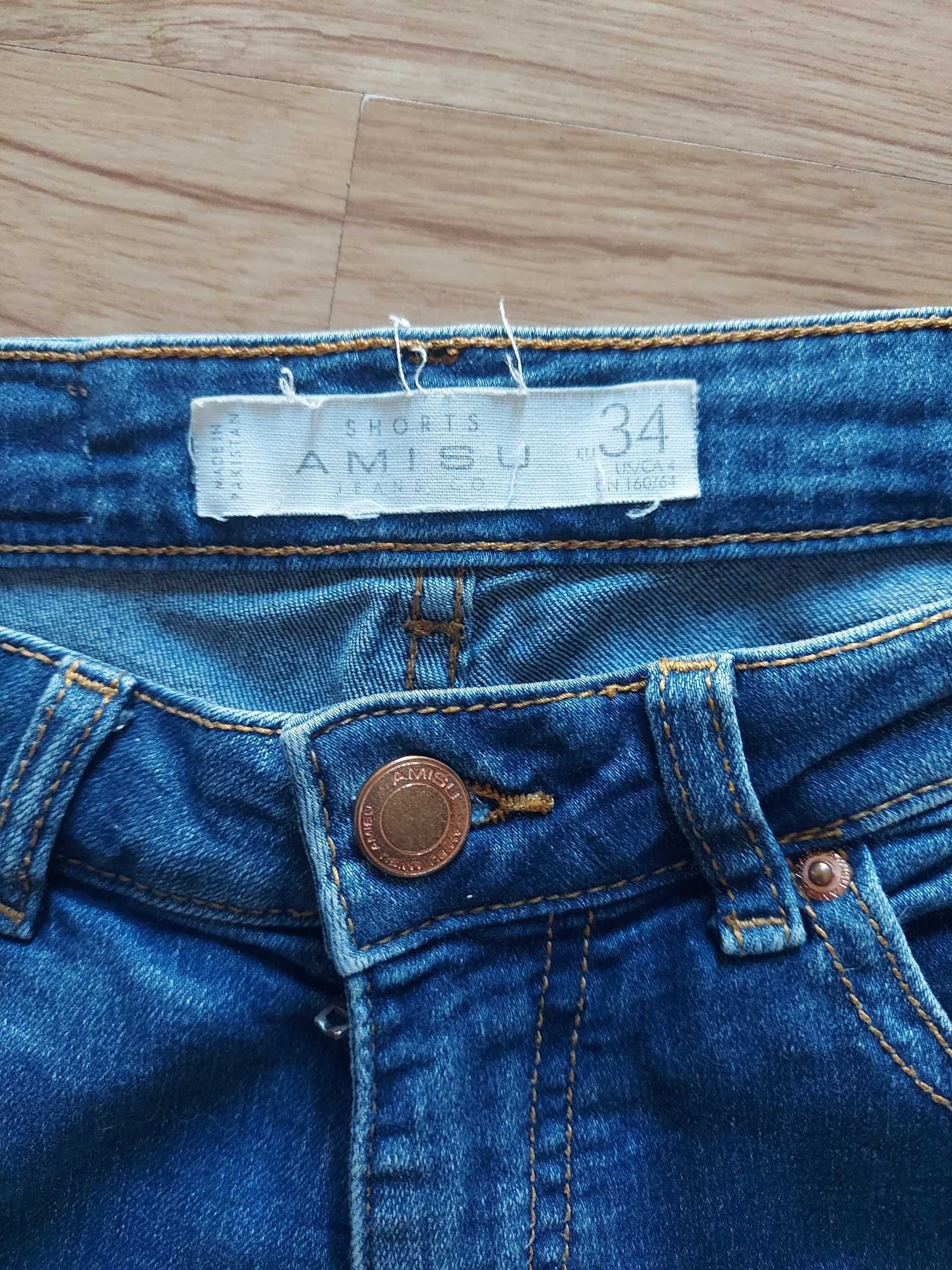 Spodenki jeans amisu 34