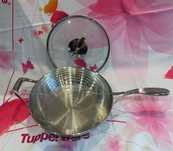 Wok Tupperware ze stali nierdzewnej