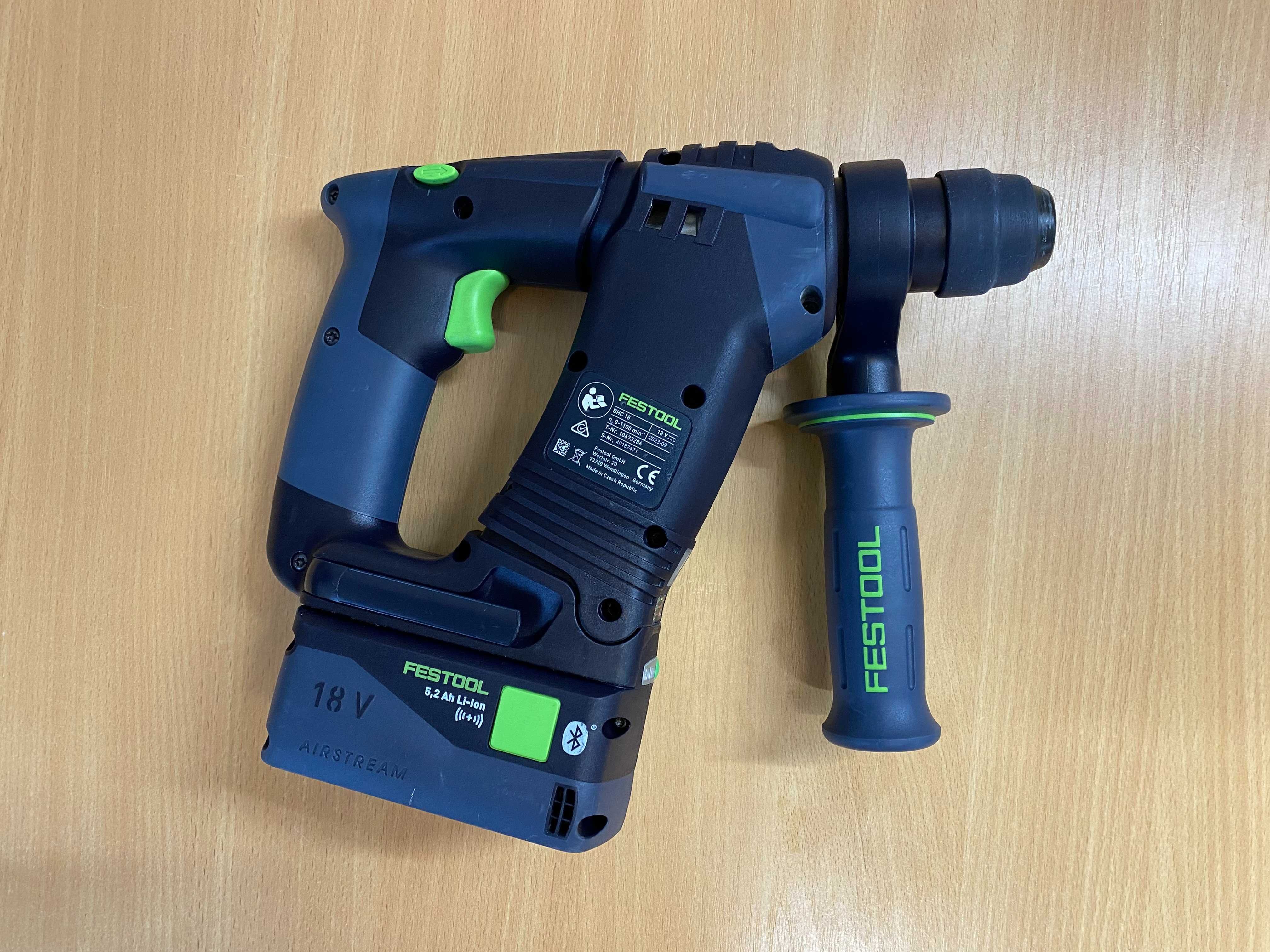 Młotowiertarka FESTOOL BHC 18 + akumulator 18V 5.2Ah 09.2023r