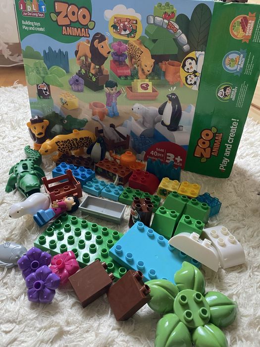 Конструктор JDLT Zoo animal 40 деталей