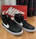 Nike blazer za kostke buty damskie czarno biale sneakers nike NOWE