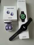 Навушники  Samsung Galaxy Buds 2 та голинник  Samsung Galaxy Watch4