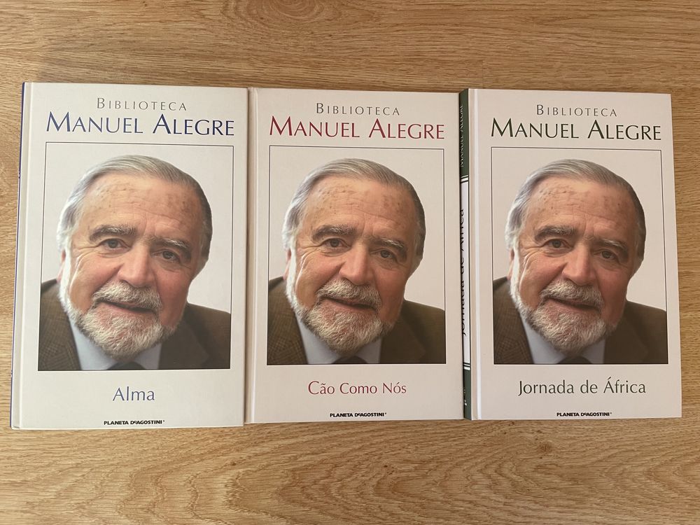 Livros da colecção “Biblioteca Manuel Alegre” separados ou em conjunto