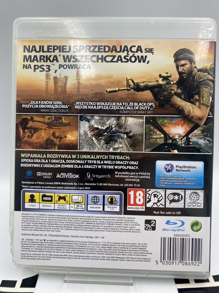 PL Call Of Duty Black Ops Ps3 Gwarancja