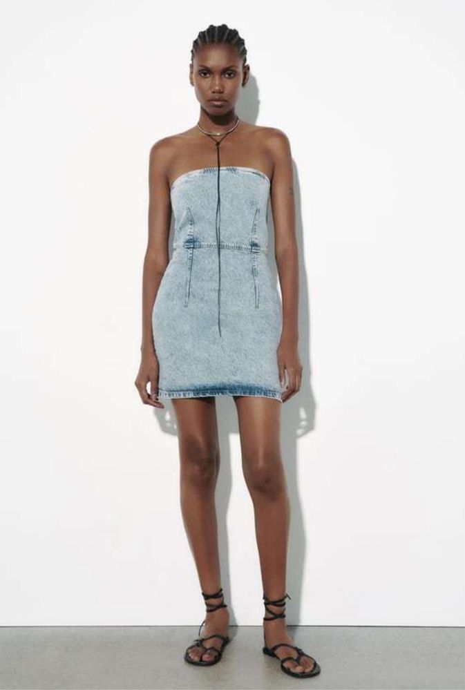 Джинсова сукня Zara розмір S