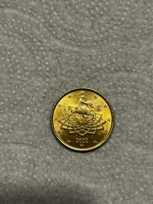 50 euro cent Włochy 2002