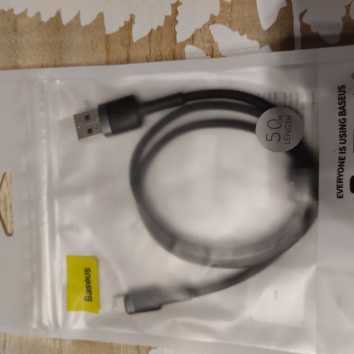 Kabel USB typu lightning 50 cm