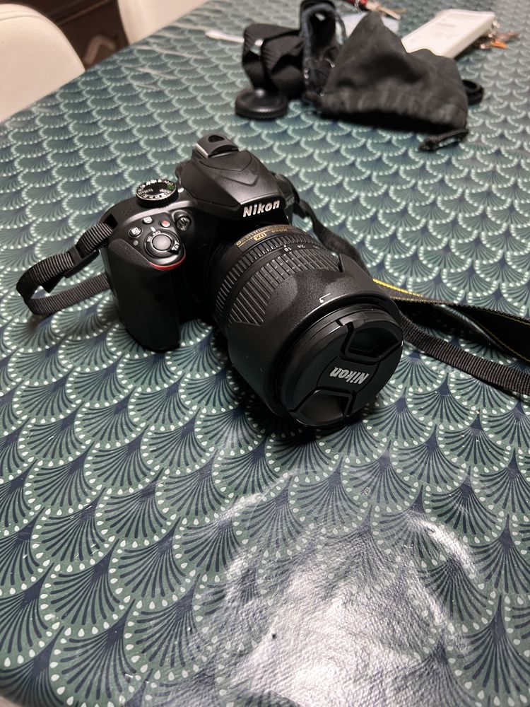 Nikon d3400 lente 18-105mm