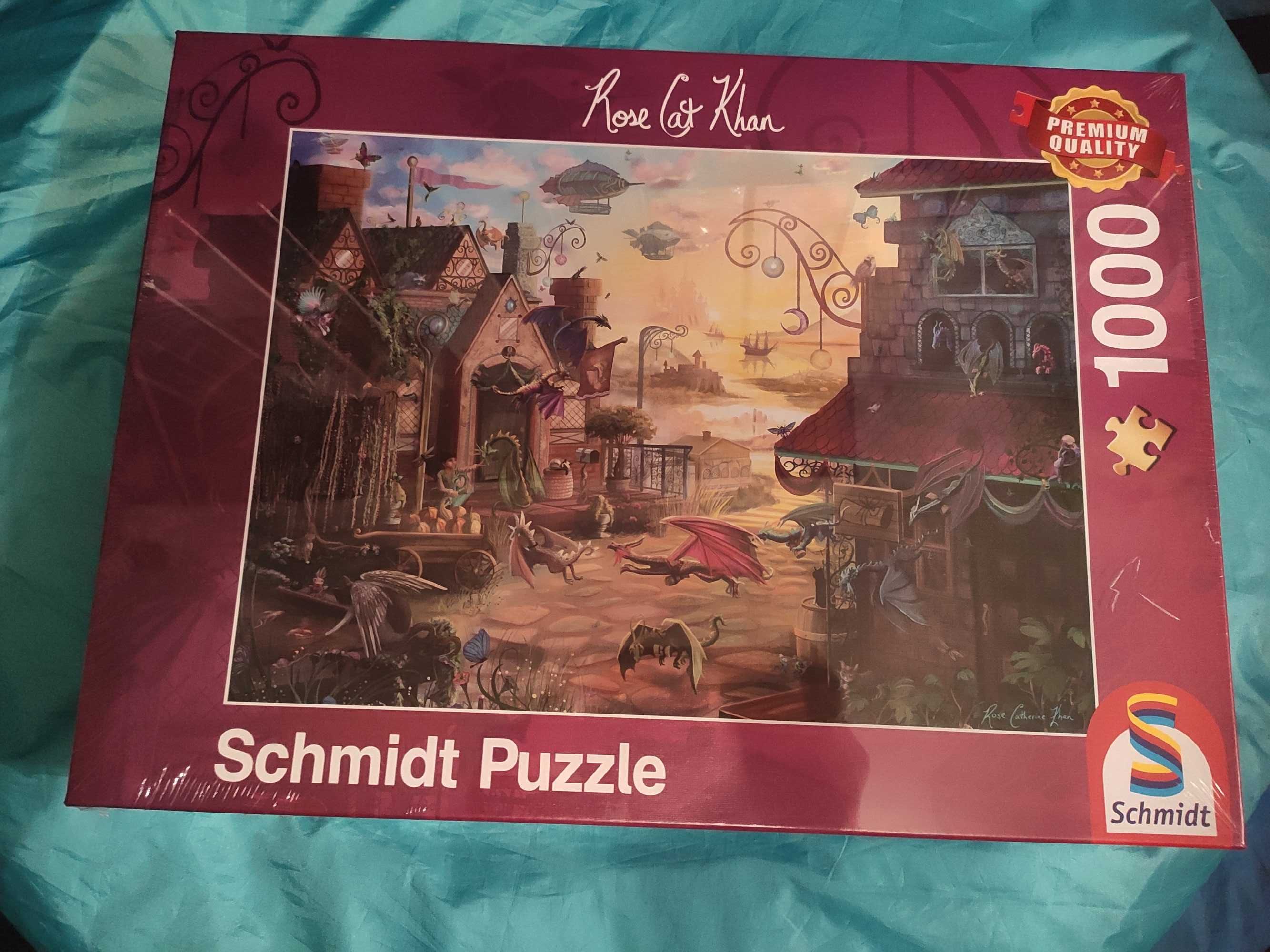 Nowe puzzle 1000 Rose Cat Khan/ smocza poczta