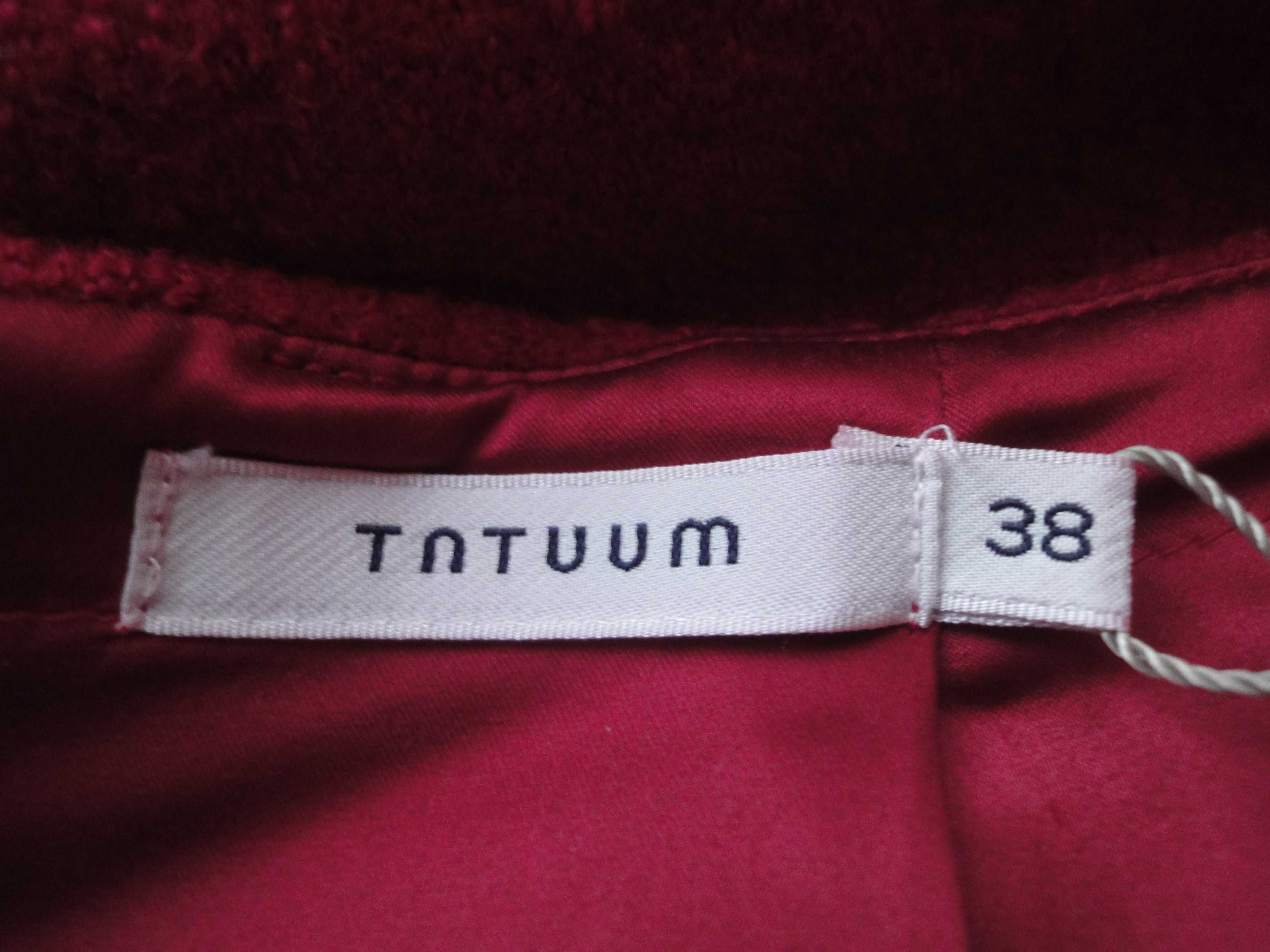 Spódnica ciepła w kolorze fuksji – TATUUM wiskoza 60% wełna 40% - 38