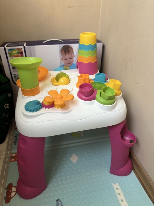 Интерактивный столик LEAN Toys с сортером