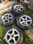 Alufelgi 4x100 honda civic +opony