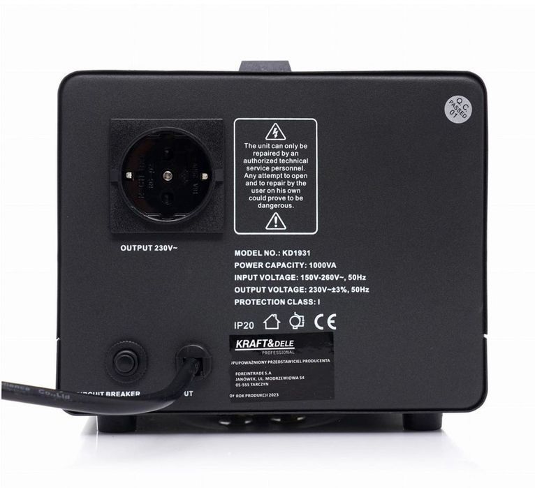 ПОЛЬСЬКИЙ! Стабілізатор напруги AVR 1000VA. Стабилизатор напряжения.