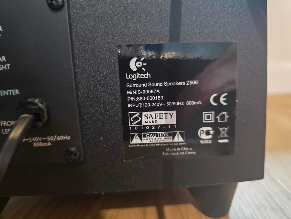 Głośniki komputerowe 5.1 Logitech Z506