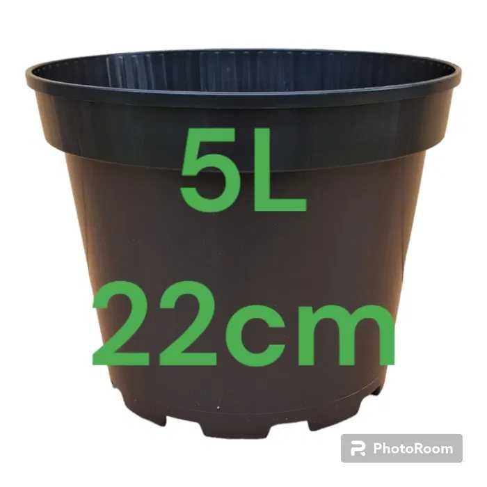 Doniczki produkcyjne 5 L 22cm 5L litrów doniczka szkółkarska