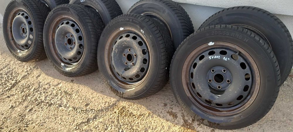 Koła zimowe felgi opony Audi VW 5X112 16" kpl