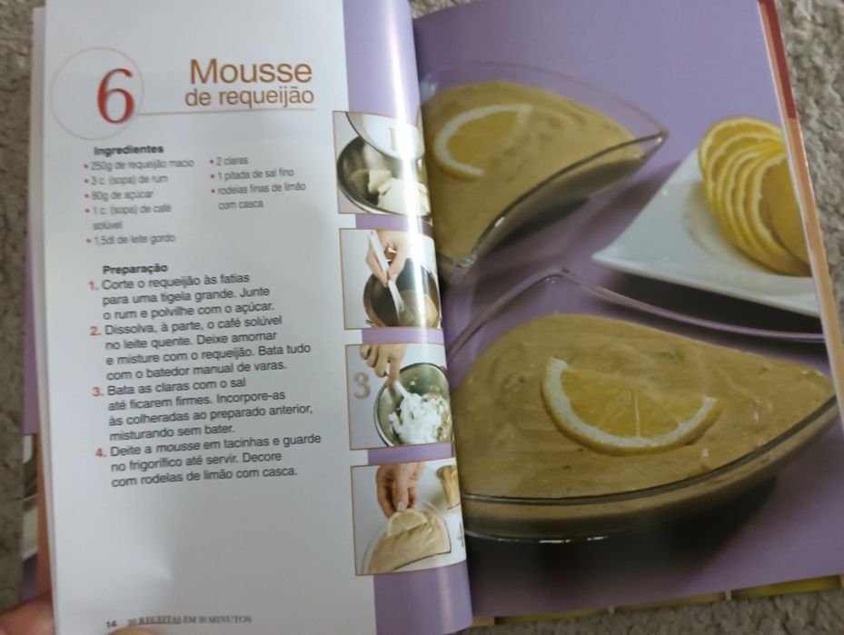 Mousses	Coleção  30 receitas em 30 minutos Como Novo!