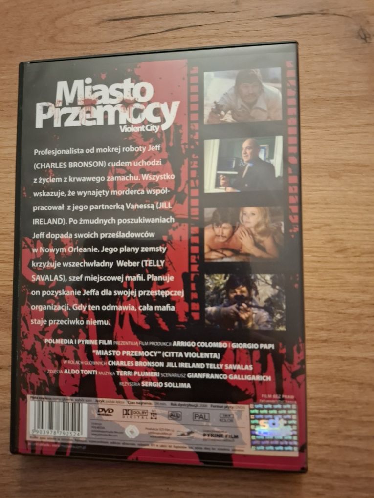 Miasto Przemocy- Charles Bronson, Telly Savalas- Dvd Polski Lektor