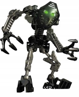 LEGO Bionicle 8532 Toa Mata Onua + Instrukcja Klocki używane Robot