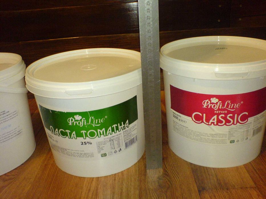 Пищевое ведро (чистые, целые)