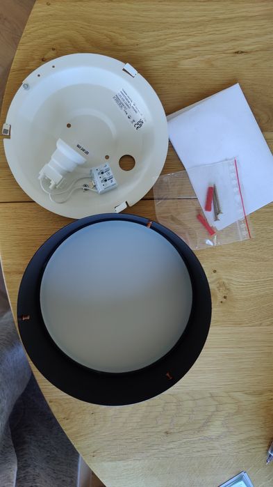 Lampa sufitowa Plafon CLEO 200 Czarny 20 cm