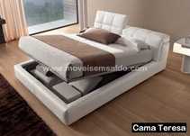 Cama de Casal Estofada - Ref.ª Teresa - Todas as Medidas e Cores