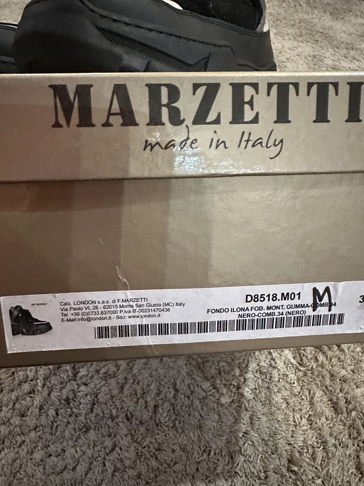 Marzetti зимние ботинки Италия