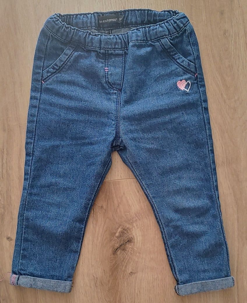 Spodnie jeansowe r 80