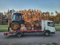 pomoc drogowa, Transport maszyn pojazdów ciągników do 10 ton