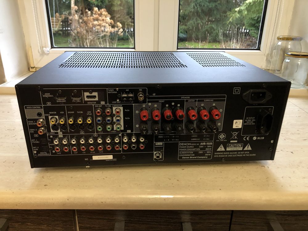 Amplituner DENON AVR-1509 + kolumny JBL