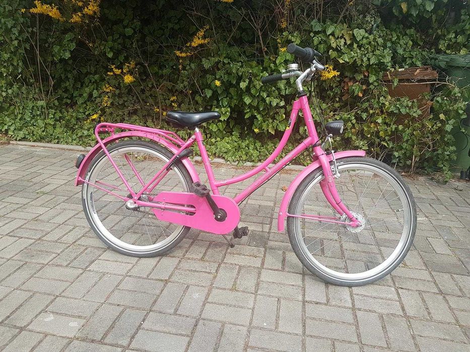 Markowy rower - Nordrad - 24 różowy, dla dziewczynki.