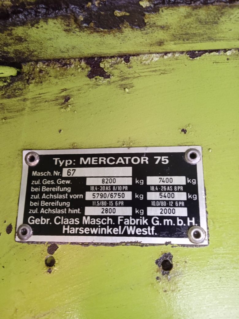 Клас меркатор 75