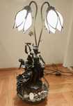 Lampa ozdobna na stół