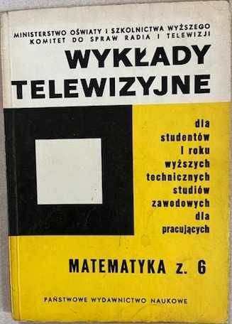 Wykłady telewizyjne dla studentów - matematyka