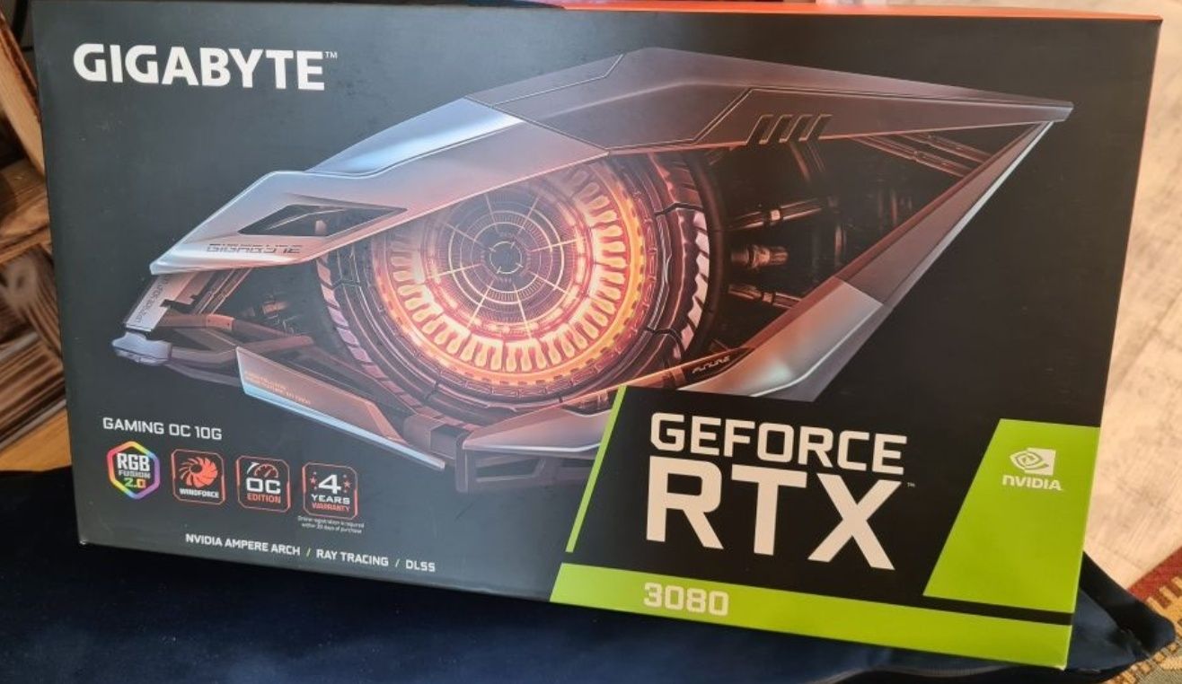 GeForce RTX 3080 Gigabyte Gaming OC 10GB v1 bez Lhr RTX3080 karta GPU