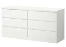 Komoda MALM IKEA biała/szuflady