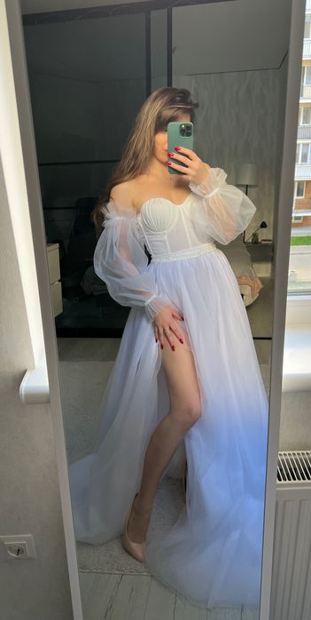 Повітряна спідниця+знімні рукави для фотосесії, весілля або випускного