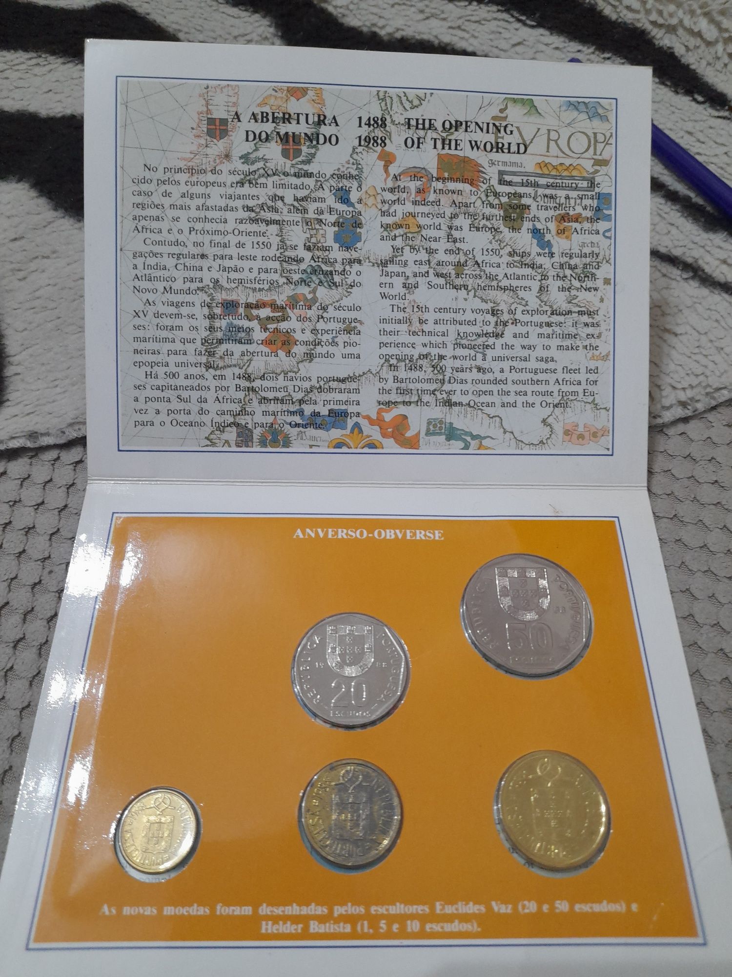 Coleção moedas não circuladas 1988