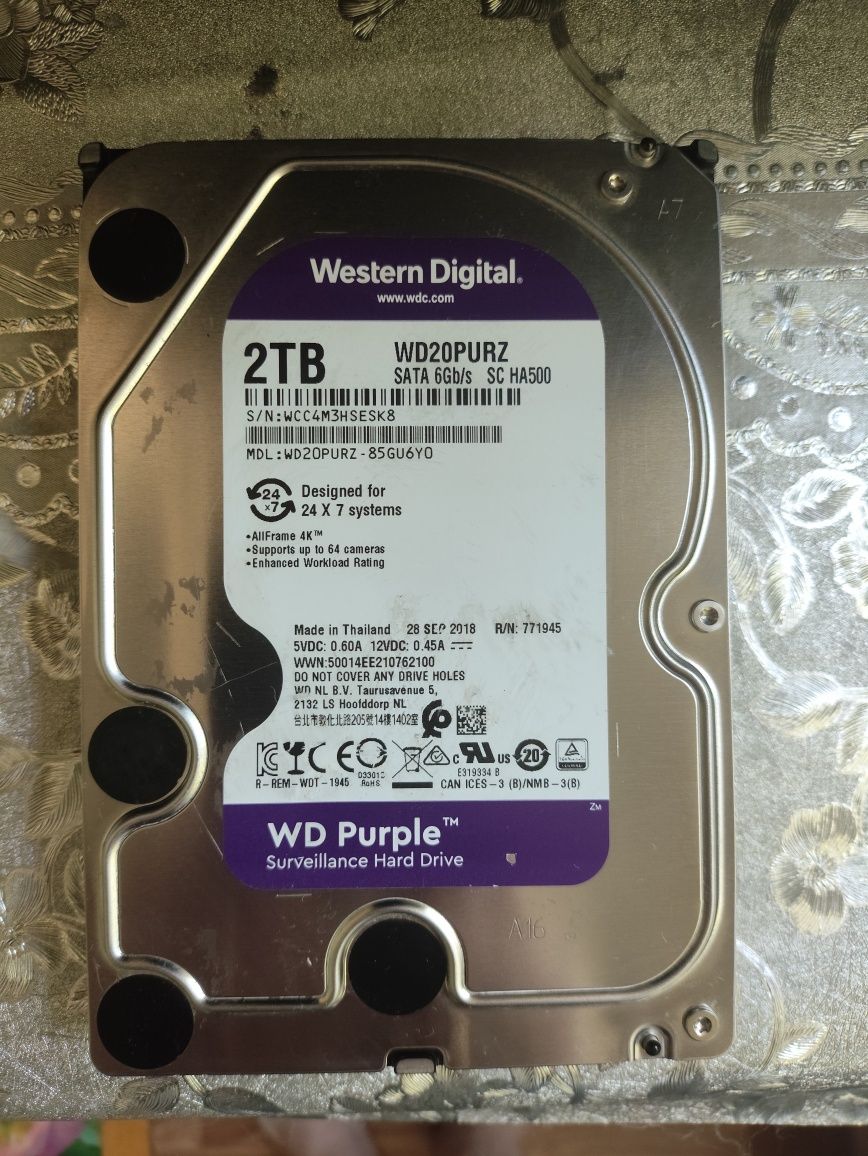 HDD  2TB — Б/У у хорошому стані