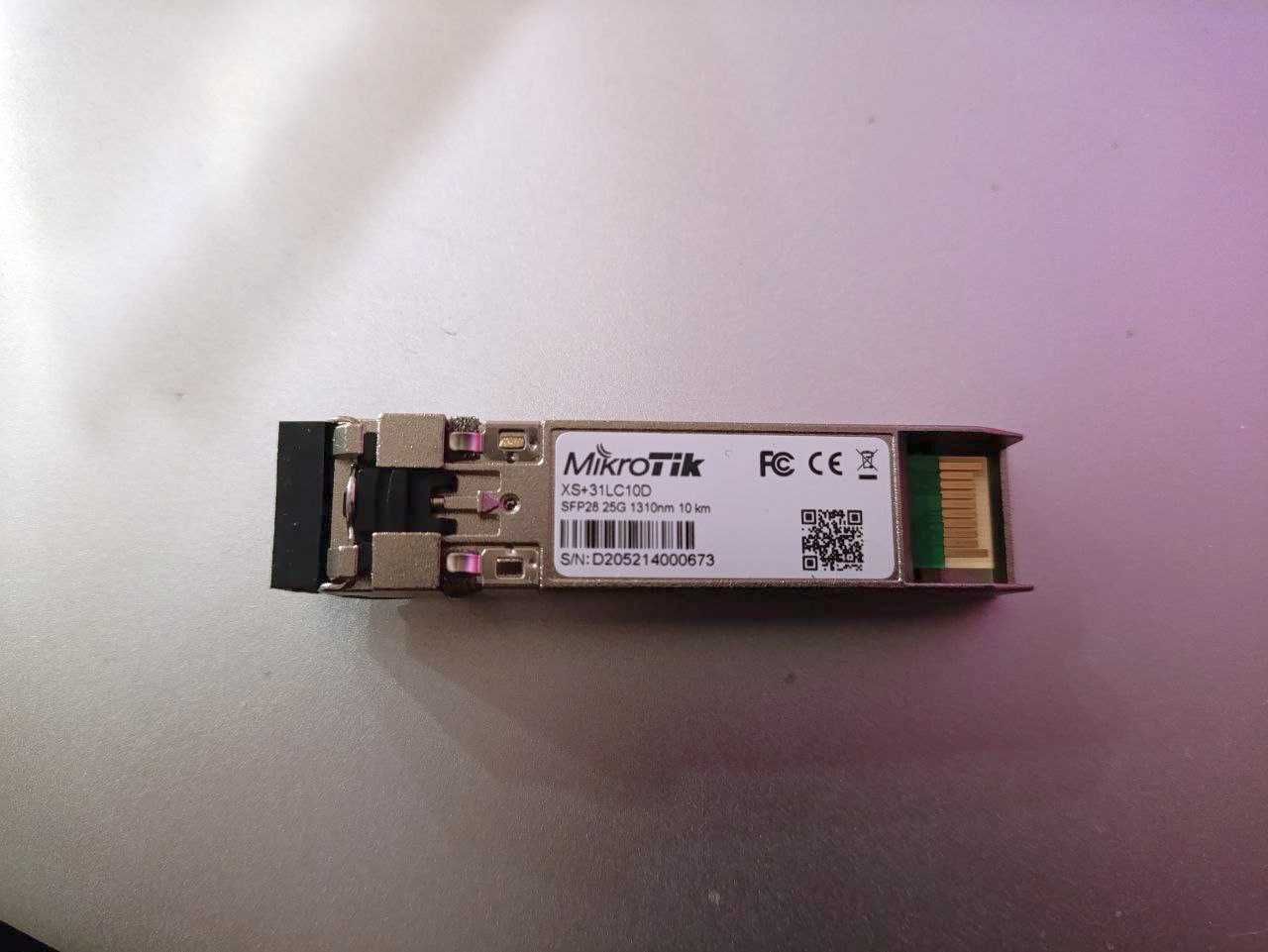 Модуль SFP Mikrotik XS+31LC10D (25 Гбіт/с, 10км)