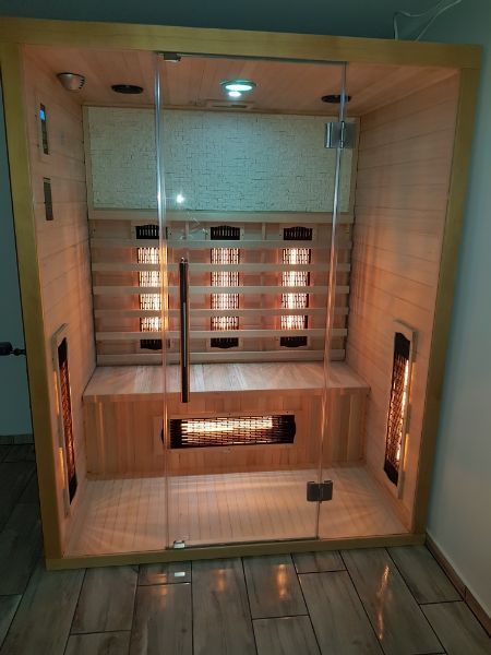 Sauna infrared Werona mini promienniki kwarcowe lub ceramiczne 3os