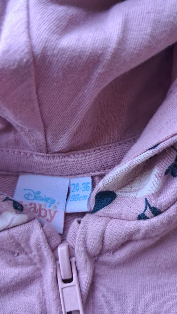 Różowa bluza z Myszką Minnie rozmiar 98