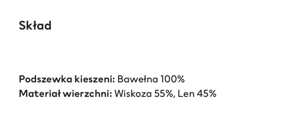Krótkie spodenki ciążowe H&M Mama lniane len wiskoza modne